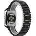 Curea iUni compatibila cu Apple Watch 1/2/3/4/5/6/7, 38mm, Luxury, Otel Inoxidabil, Black