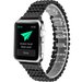 Curea iUni compatibila cu Apple Watch 1/2/3/4/5/6/7, 38mm, Luxury, Otel Inoxidabil, Black